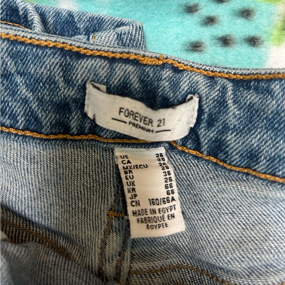 Forever 21 High Waisted Button Up Jeans - Picture 3 of 3